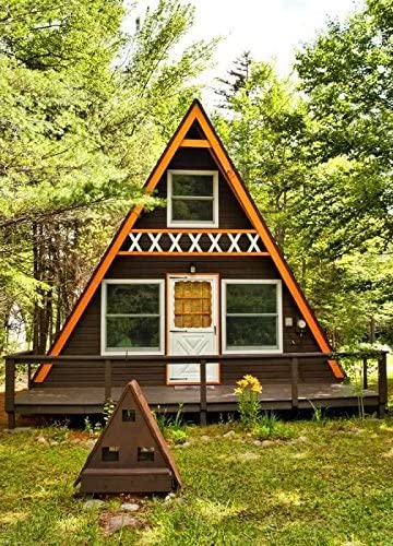 A-Frame Cabin Plans 24' x 21' Two Story A Frame Cabin Vacation Tiny House DIY